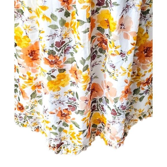 Trixxi New Juniors Floral Print Sleeveless Asymmetrical Hem Mini Dress Size XL - Picture 6 of 16